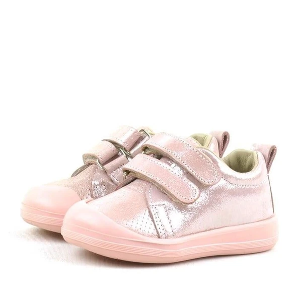 Rakerplus Sonic Hakiki Deri Pudra Işıltılı Anatomik Bebek Spor Ayakkabı - Resim 11