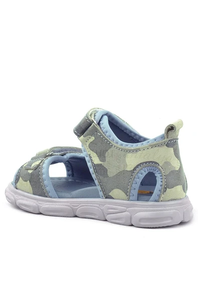 Rakerplus Wisps Hakiki Deri Bej Kamuflaj Bebek Sandalet - 3