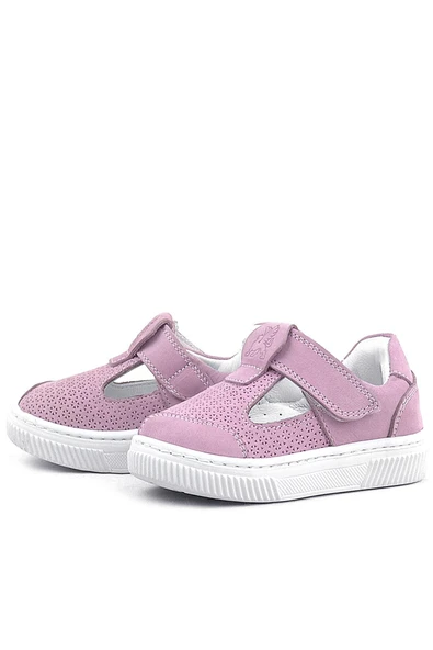 Rakerplus Bheem Hakiki Deri Pudra Cırtlı Bebek Sneaker Sandalet - 2