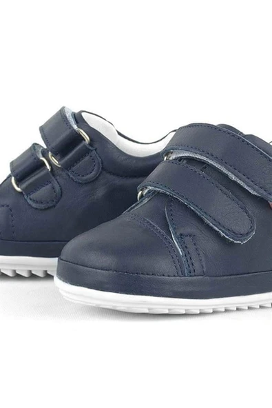 Rakerplus Scrat Hakiki Deri Lacivert İlk Adım Bebek Ayakkabı - Resim 7