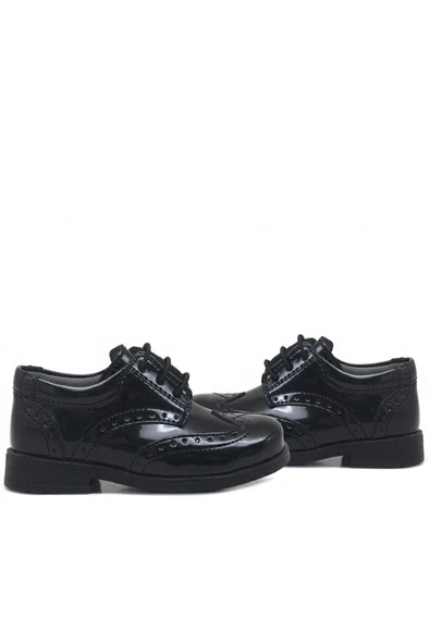 Rakerplus Titan Rugan Bağcıklı Klasik Erkek Çocuk Okul Ayakkabı - 7