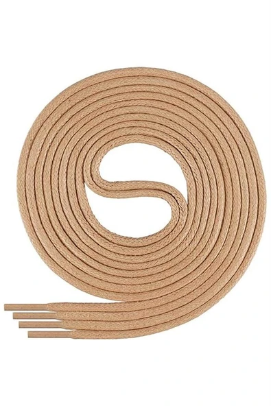 100 Cm 4 MM Vizon Yuvarlak 1 Çift Ayakkabı Bağcığı