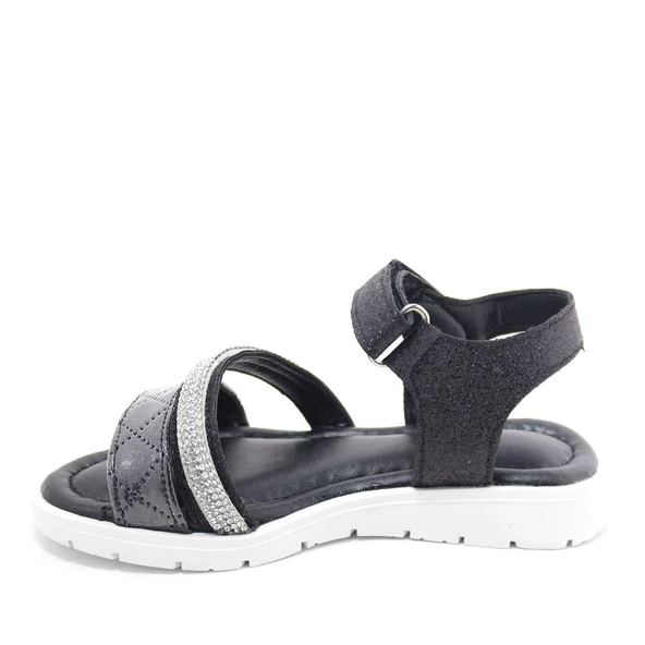 Artico Noumea Siyah Gri Kız Çocuk Sandalet - Resim 3