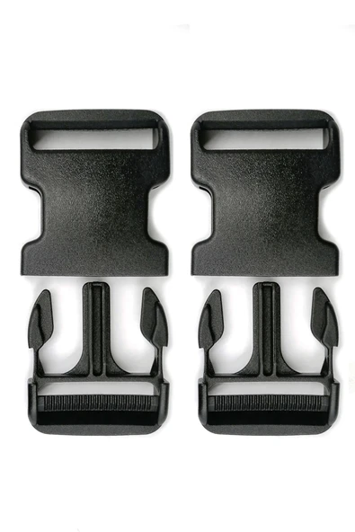 Plastik 50 MM Siyah Sert 2 Adet Kilitli Bağlama Kayışı ürün görseli