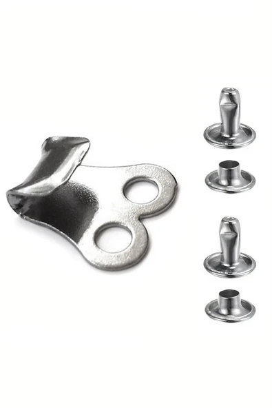Dayanıklı Nikel Bot Kancası ve 33 No Rivet Seti ürün görseli