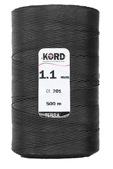 Kord 201 Siyah Rengi 1.1 mm 500 m Mumlu El Saracı ve Dikiş İpi