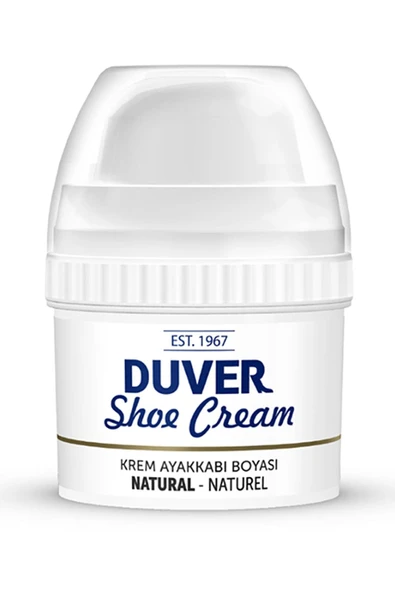 Duver Kendiliğinden Parlaklık Sağlayan Natural Renk Krem 60 Ml Ayakkabı Boyası ürün görseli