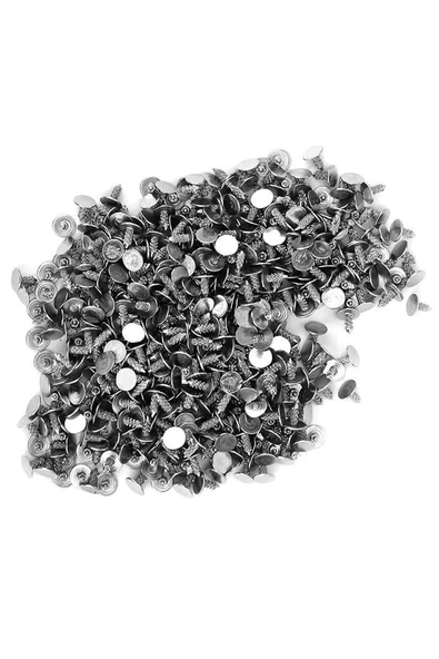 20 Adet Tam Yuvarlak 6mm İnci Çakma Rivet - 5