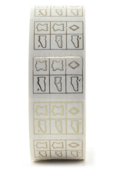 Hakiki Deri - Hakiki Deri Ayakkabı Malzeme Yapışkanlı Etiketi - Resim 2