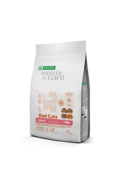 Natures Protection Red Cat Kırmızı Tüylü Kedi Maması 1.5 Kg