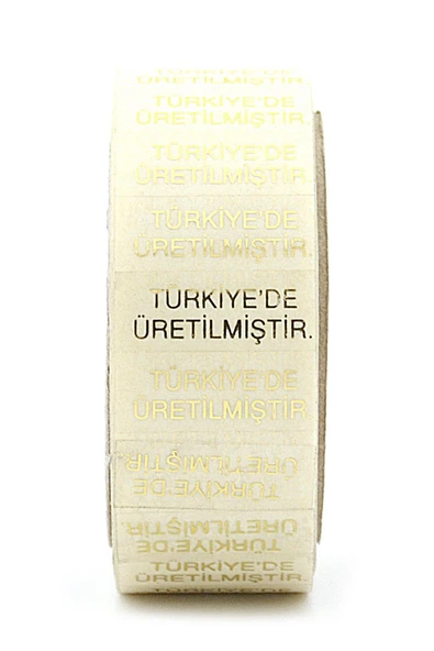 Türkiye’de Üretilmiştir Etiketi - 2