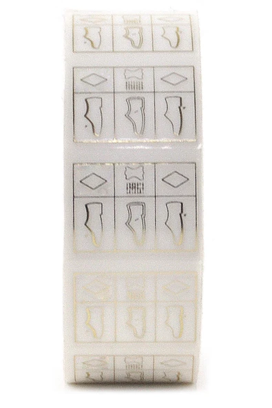 Plastik, Deri ve Tekstil Karışımı Malzeme Yapışkanlı Etiketi - 2