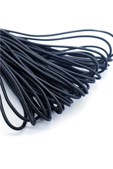 Lacivert 5 Metre 2 mm Yuvarlak Lastik - 2