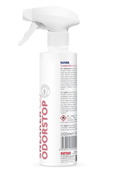 Duver Ayakkabı Deodorantı 200 ml - Resim 3
