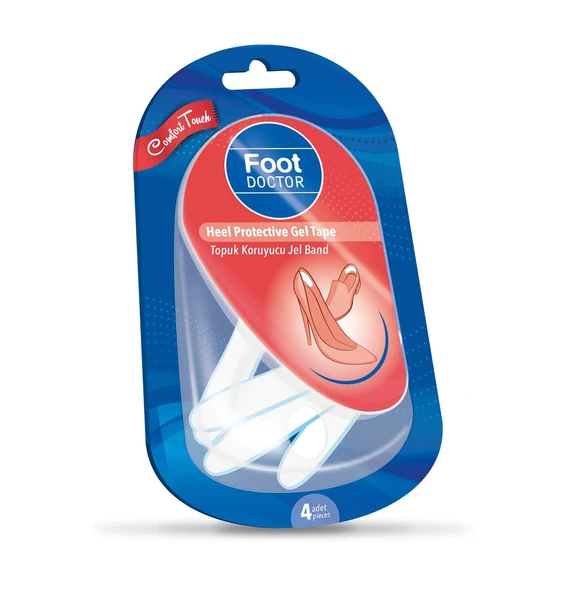 FOOT DOCTOR TOPUK KORUYUCU JEL BAND 4'LÜ ürün görseli 1