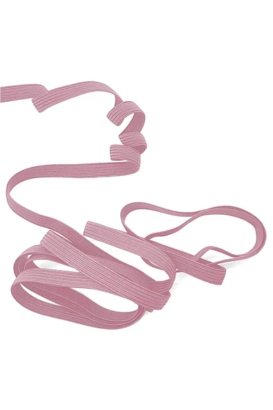 Pembe 6 mm 5 mt Dayanıklı Sert Yassı Elastik Şerit Lastik