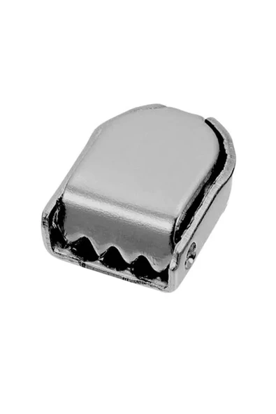 Ayakkabı Bağcık Ucu Klipsi Gümüş Metal 30 Adet - 1