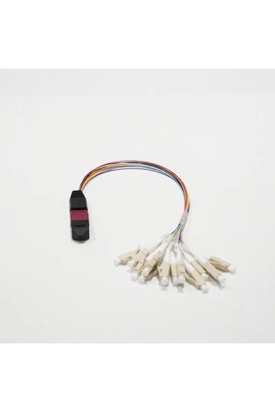 MPO MALE-LC/UPC SX 12 CORE OM4 TRUNCK CABLE 0.6mm 0.25m STANDART LOSS LSZH - 1