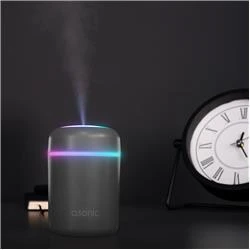 Asonic HN21 Matte Gri 2W 300ML kapasiteli 4 Saat Çalışabilir RGB Mini Oda Nemlendirici - 4