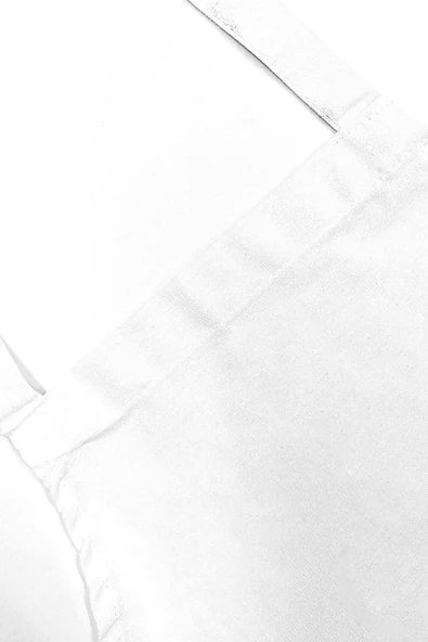 %100 Pamuk Beyaz 58x56 cm Çocuk Mutfak ve Sanat Önlüğü - Resim 4