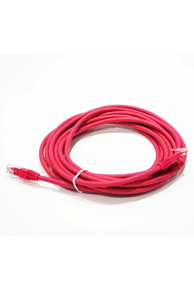 Bakır Patch Kablo UTP CAT6 5 mt LSZH RED ürün görseli