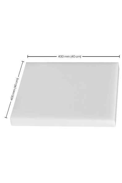 Beyaz 40x40 cm 50 mm Polietilen Kesim Takozu ürün görseli