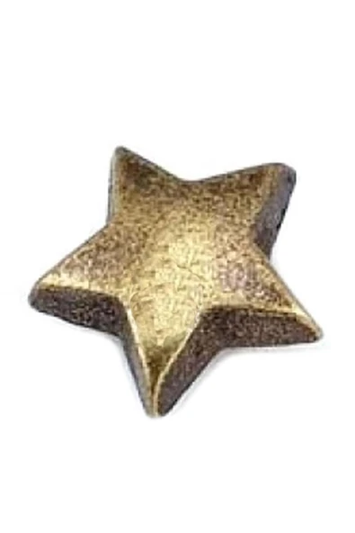 9 MM Antik Renk Perçin Yıldız Rivet 30 Adet - Resim 2