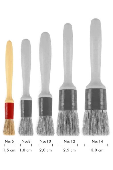 6 No Ayakkabı Yapıştırıcı Sürme Fırçası - Resim 5