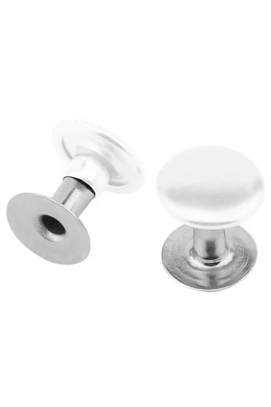 5 MM 00 No Beyaz Renkli Perçin Rivet 30 Adet - Resim 2