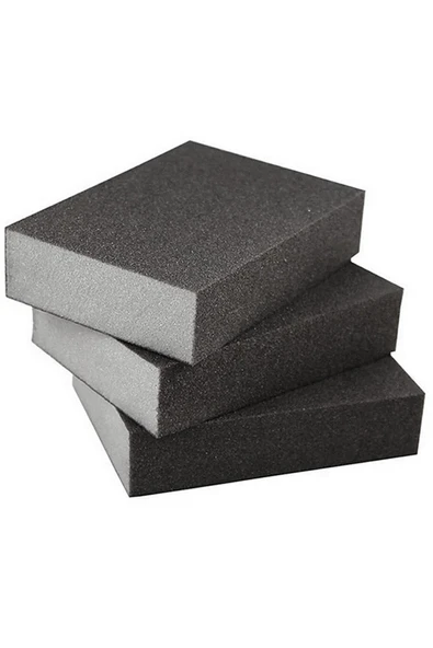 3 Adet 80 Kum Çok Amaçlı Sünger Zımpara Seti - 2