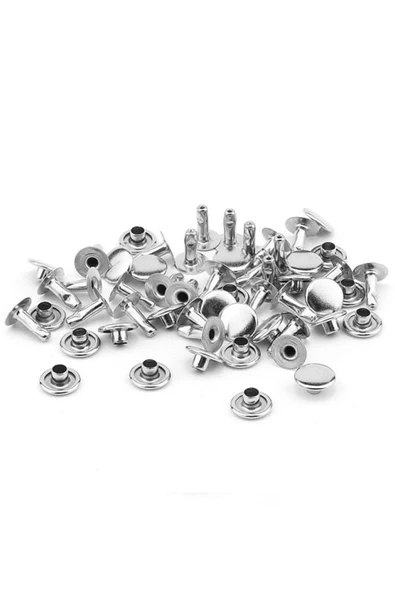 9 MM 33,5 No Gümüş Renk Perçin Rivet 30 Adet - Resim 3
