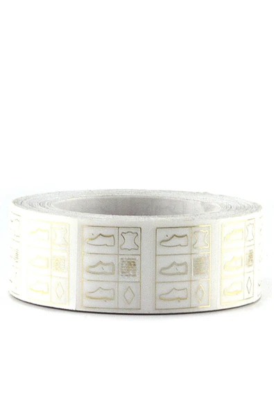 Hakiki Deri, Tekstil ve Suni Deri Malzeme Yapışkanlı Etiketi - Resim 3