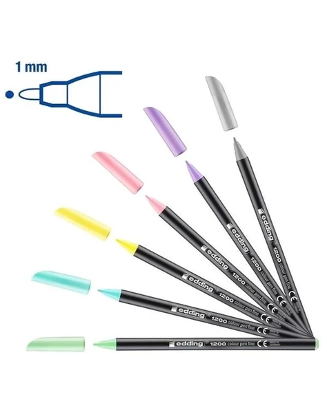 Edding Keçeli Pastel Kalem Seti 6lı 41200 - 2