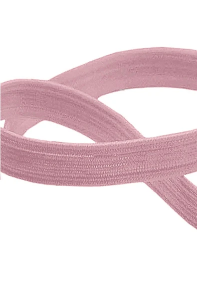 Pembe 20 mm 5 mt Dayanıklı Sert Yassı Elastik Şerit Lastik - Resim 2