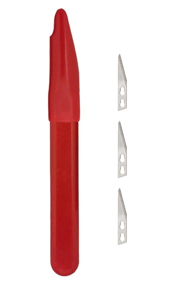 Mozart Pro Kesim Bıçağı ve 3 Yedek Bıçak Seti - 3