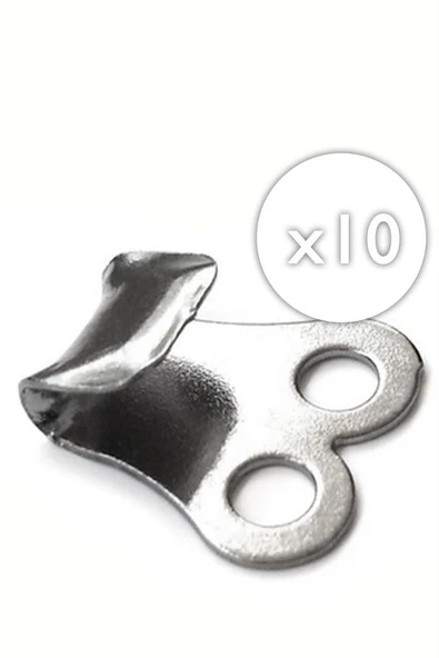 Dayanıklı Nikel Bot Kancası ve 33 No Rivet Seti - Resim 3