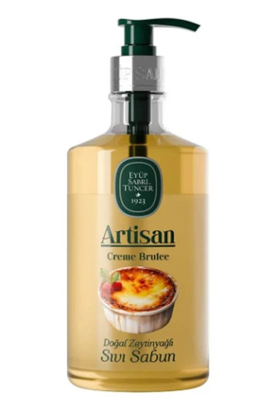 Eyüp Sabri Tuncer Artisan Creme Brulee 600ml Doğal Zeytinyağlı Sıvı Sabun ürün görseli 1