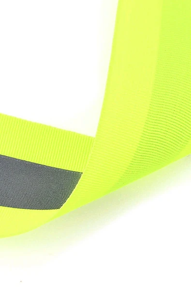 Neon Sarı Reflektörlü 10 mm 5 mt Yansıtıcı Dokuma Şerit Bant - 2