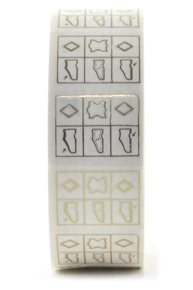 Suni Deri ve Hakiki Deri Ayakkabı Malzeme Yapışkanlı Etiketi - Resim 2