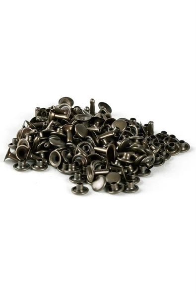 9 MM 33,5 No Antik Renk 30 Adet Perçin Rivet - Resim 2