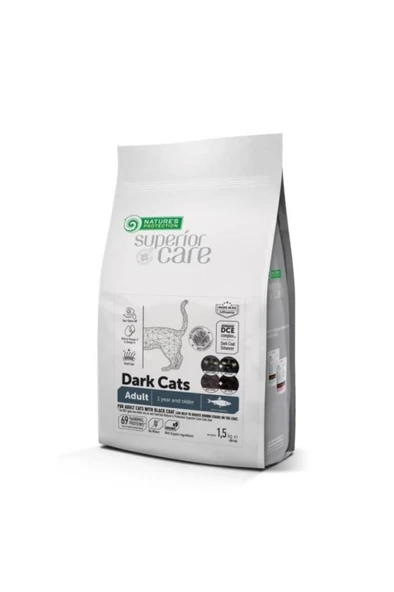 Natures Protection Dark Cat Siyah Tüylü Kedi Maması 1.5 Kg