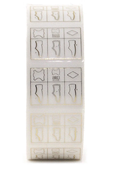 Hakiki Deri - Tekstil Ayakkabı Malzeme Yapışkanlı Etiketi - Resim 2