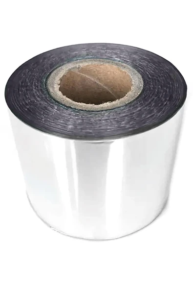 Gümüş Yaldızlı 60 MM Sıcak Damgalama Folyo Kağıdı - 2