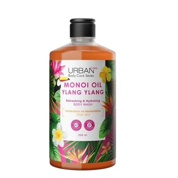 URBAN Care Body Care Series Monoi Oil Ylang Ylang Canlandırıcı ve Nemlendirici Duş Jeli 500 ml - 1