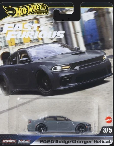 Hot Wheels Premium Fast & Furious 2020 Dodge Charger Hellcat HNW46 JBL96
