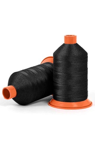 Durak Poly 3 Kat 020 Siyah 2400 M Polyester Dikiş İpliği - Resim 2