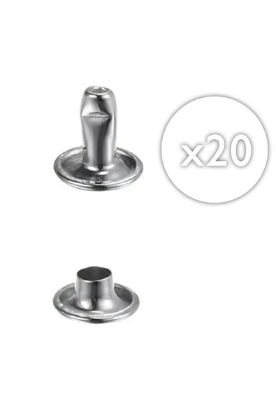 Dayanıklı Nikel Bot Kancası ve 33 No Rivet Seti - Resim 2