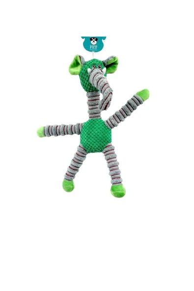 Nanbell  W561 Kedi ve Köpek Peluş Oyuncak 37-34cm Yeşil