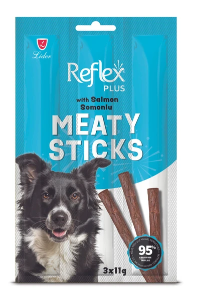 Reflex  Somonlu Köpek Ödül Çubuğu 11 G X 3 Adet - 1