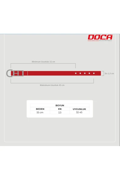 DOCA  Köpek Boyun Tasması Dokuma Soft - 2